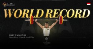 Dominasi Total! Angkat 205 Kg, Rizki Juniansyah Pecahkan Rekor Dunia dan Raih Emas SEA Games Dominasi Total! Angkat 205 Kg, Rizki Juniansyah Pecahkan Rekor Dunia dan Raih Emas SEA Games