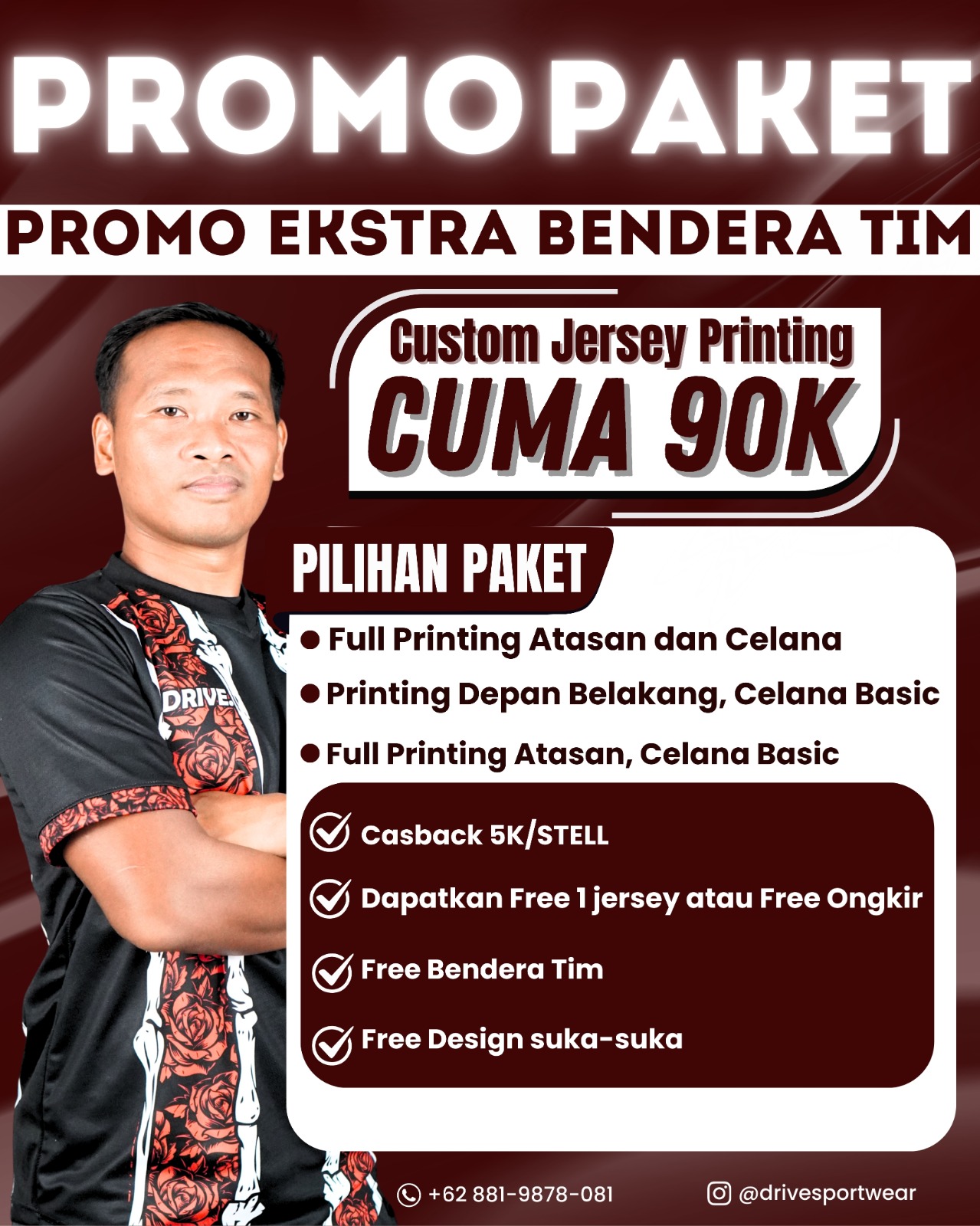 Promo Paket Bendera TIM Drive Promo Paket Bendera TIM Drive