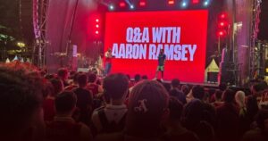 Kemeriahan Arsenal Worldwide Jakarta, Aaron Ramsey Sapa Ribuan Penggemar Di Senayan Park Kemeriahan Arsenal Worldwide Jakarta, Aaron Ramsey Sapa Ribuan Penggemar Di Senayan Park