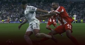 Keputusan Kontroversial Michael Oliver Usai Jonathan Tah Tekel Keras Kylian Mbappe (2) Keputusan Kontroversial Michael Oliver Usai Jonathan Tah Tekel Keras Kylian Mbappe (2)