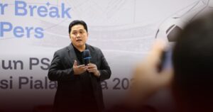 Peringati HUT Ke-96 PSSI, Erick Thohir Targetkan Timnas Indonesia Tembus Piala Dunia 2030 Peringati HUT Ke-96 PSSI, Erick Thohir Targetkan Timnas Indonesia Tembus Piala Dunia 2030