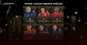 Daftar Lengkap Peraih Penghargaan Super League Musim Ini Daftar Lengkap Peraih Penghargaan Super League Musim Ini