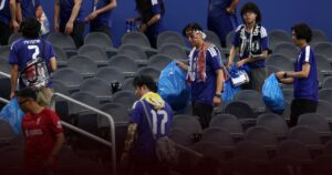 Aksi Suporter Jepang Kembali Menarik Perhatian Publik Di Piala Dunia 2026 Aksi Suporter Jepang Kembali Menarik Perhatian Publik Di Piala Dunia 2026