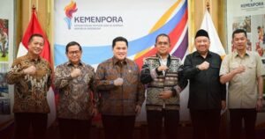 Menpora Erick Thohir Kumpulkan Tiga Gubernur Bahas Persiapan PON 2028