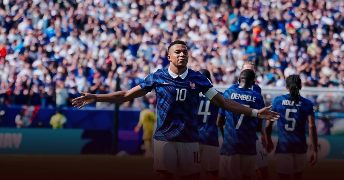 Pemain Prancis vs Irak Kembali ke Lapangan, Kylian Mbappe Catatkan Brace Usai Cuaca Buruk