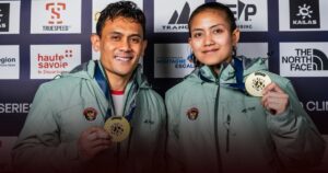 2 Emas, 1 Perak! Timnas Panjat Tebing Indonesia Kuasai Puncak World Climbing Series 2026 Chamonix 2 Emas, 1 Perak! Timnas Panjat Tebing Indonesia Kuasai Puncak World Climbing Series 2026 Chamonix
