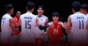 Tim Voli Putra Indonesia Pesta Kemenangan Telak Atas Bahrain di Babak Klasifikasi Tim Voli Putra Indonesia Pesta Kemenangan Telak Atas Bahrain di Babak Klasifikasi