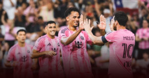 Lionel Messi Menggila di NU Stadium, Cetak Quattrick dan Sumbang 1 Assist Lionel Messi Menggila di NU Stadium, Cetak Quattrick dan Sumbang 1 Assist