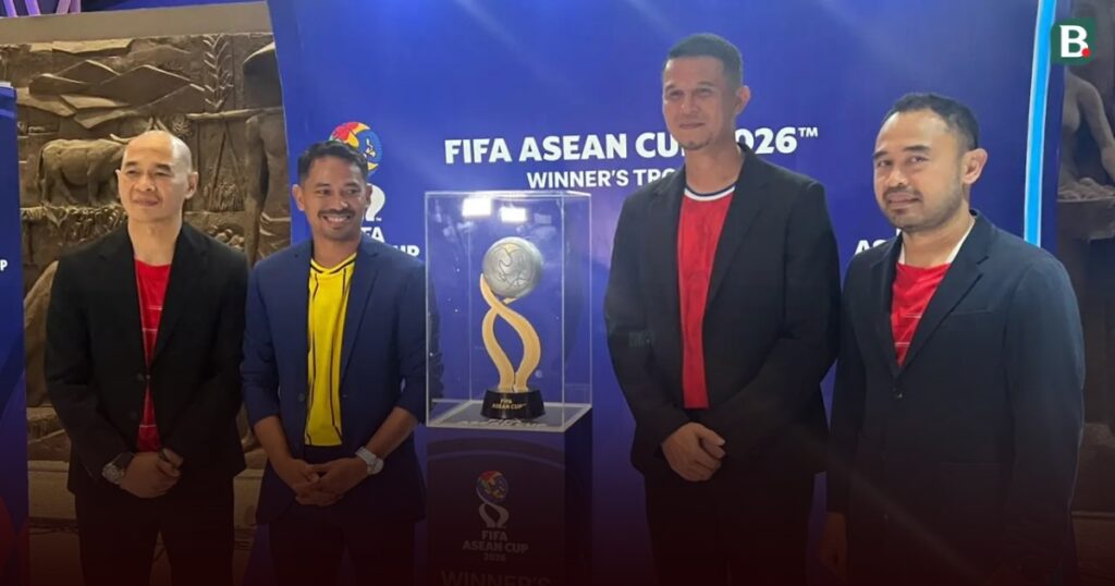 2 Legenda Bedah Kekuatan Timnas Indonesia di FIFA ASEAN Cup 2026 Saat Trophy Tour Sarinah