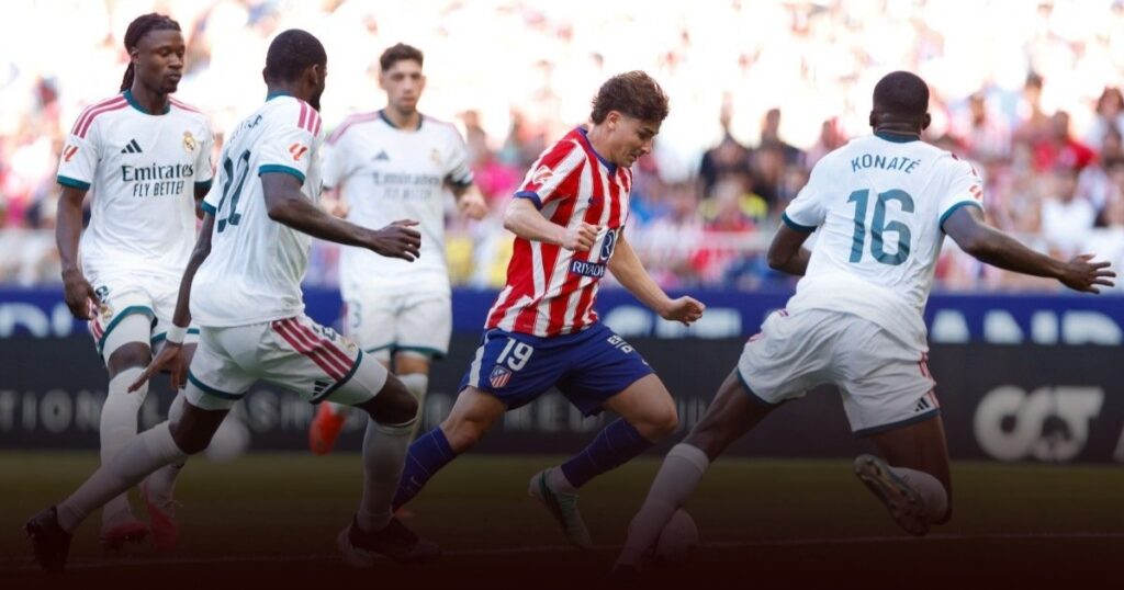 Hasil Atletico Madrid vs Real Madrid Dean Huijsen Kartu Merah, Los Blancos Tumbang 1-2