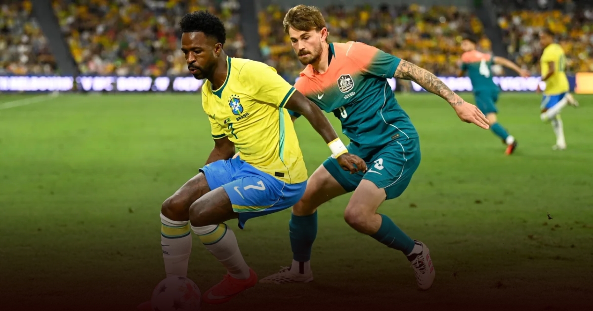 Hasil Australia vs Brasil: Tandukan Rayan Selamatkan Selecao dari Kekalahan