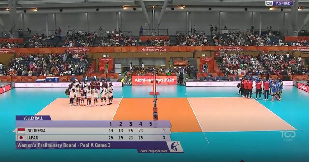 Hasil Voli Asian Games 2026 Duel Ketat 4 Set Mewarnai Perjuangan Timnas Voli Putri Indonesia Kontra Jepang