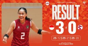 Hasil Voli Asian Games 2026 Indonesia Tumbangkan Nepal 3 Set Langsung pada Babak Penyisihan Hasil Voli Asian Games 2026 Indonesia Tumbangkan Nepal 3 Set Langsung pada Babak Penyisihan