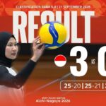 Hasil Voli Asian Games 2026 Timnas Voli Putri Indonesia Bungkam Vietnam 3-0