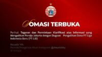 Manajemen Persija Jakarta Layangkan Somasi Terbuka Terkait Tuduhan Aliran Dana Operator Liga Manajemen Persija Jakarta Layangkan Somasi Terbuka Terkait Tuduhan Aliran Dana Operator Liga