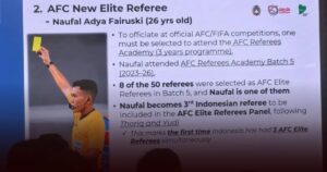 Potensi Wasit Muda Indonesia Naufal Adya Fairuski Menuju Piala Dunia, Yoshimi Ogawa Beberkan Skenarionya Potensi Wasit Muda Indonesia Naufal Adya Fairuski Menuju Piala Dunia, Yoshimi Ogawa Beberkan Skenarionya