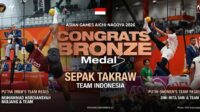 Sepak Takraw Indonesia Kawinkan Medali Perunggu di Asian Games Aichi-Nagoya 2026 Sepak Takraw Indonesia Kawinkan Medali Perunggu di Asian Games Aichi-Nagoya 2026