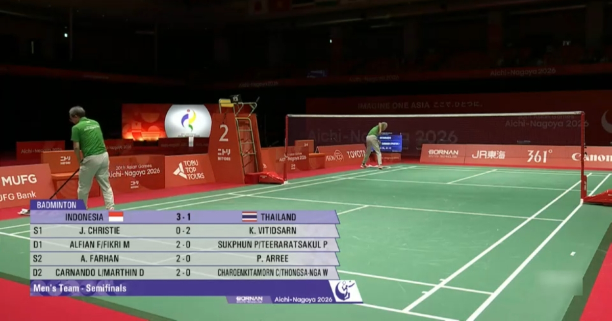 Tim Beregu Putra Indonesia Melaju Ke Final Bulu Tangkis Asian Games 2026 Tim Beregu Putra Indonesia Melaju Ke Final Bulu Tangkis Asian Games 2026