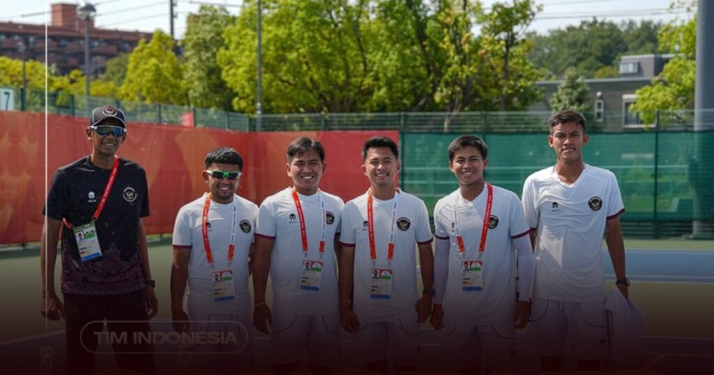 Tim Soft Tenis Putra Indonesia Raih Medali Perunggu Asian Games 2026
