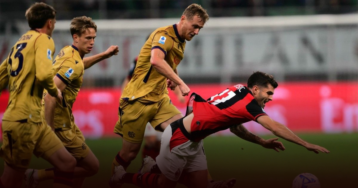Hasil AC Milan vs Bologna: Hattrick Samuel Mbangula Hancurkan Rossoneri 2-4 di San Siro